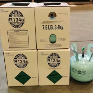 What Is the Different Net Weight of R134a Gas in Cylinders